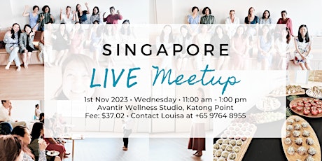 Imagem principal de Connected Women Singapore LIVE Meetup - 1 November 2023