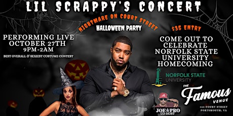 Lil Scrappy's Concert-NSU Homecoming-The Famous Venue Portsmouth primary image