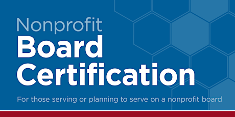 Nonprofit Board Certification primary image