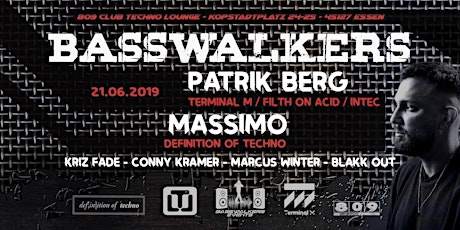 Hauptbild für Basswalkers w./ Patrik Berg / Massimo