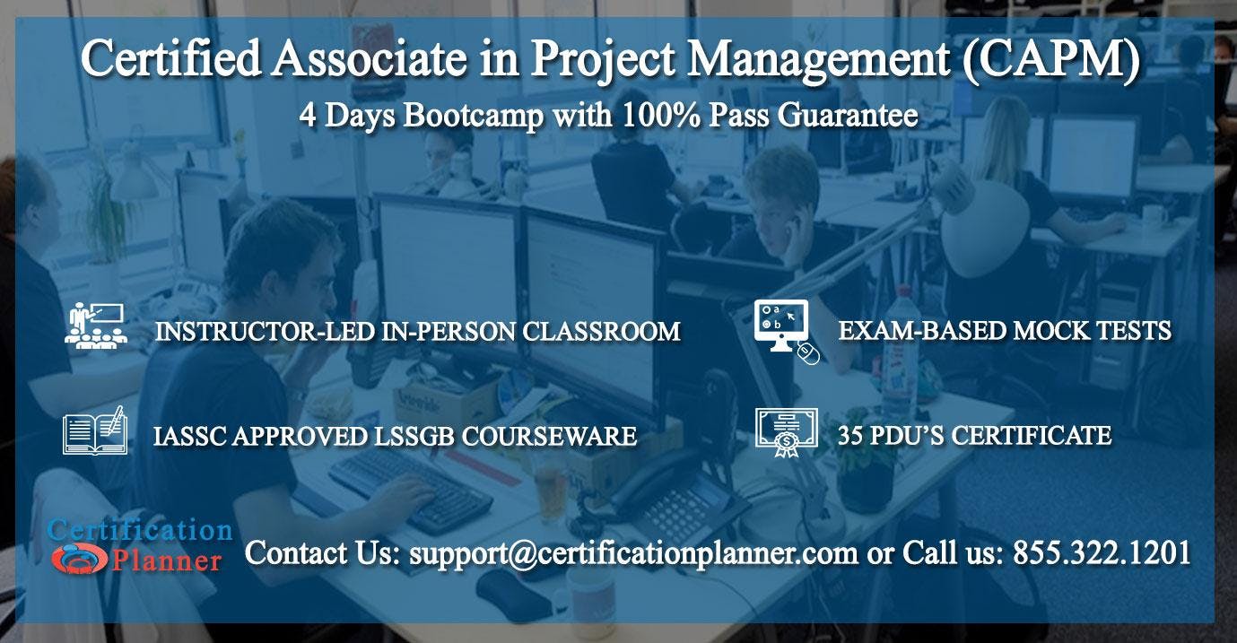 Certified Associate in Project Management (CAPM) 4-days Classroom in Washington