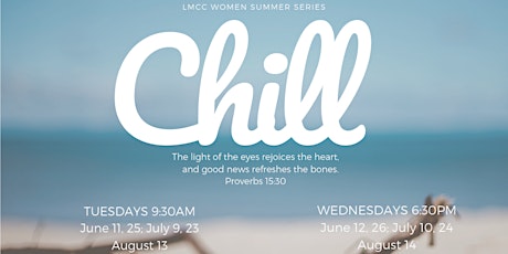 Chill - Summer Bible Study (Wednesdays) primary image