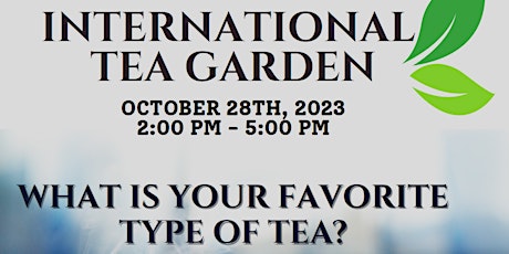 INTERNATIONAL TEA GARDEN  primärbild