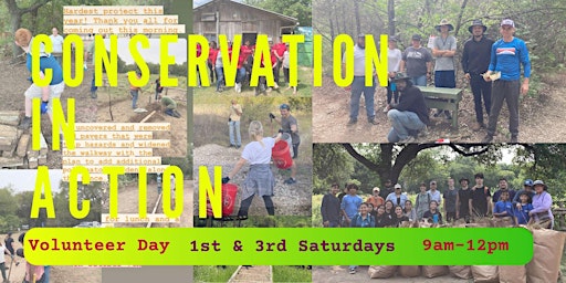 Conservation-in-Action Volunteer Day 8am-11am