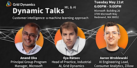 Dynamic Talks: Seattle/Redmond "Customer intelligence: a machine learning approach" primary image