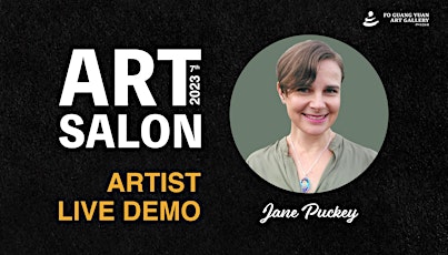 2023 Art Salon Live Demo by Painter Jane Puckey  primärbild
