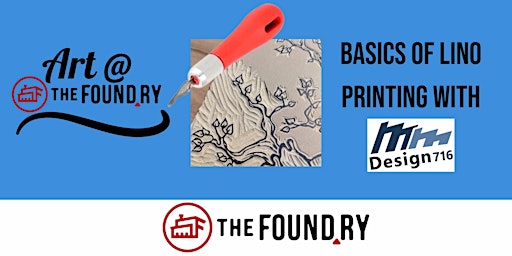 Imagem principal do evento Art @ The Foundry- Intro to Lino Printing