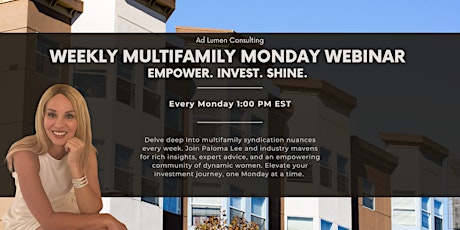 Multifamily Monday Webinar primary image
