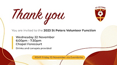 2023 Volunteers Thank You Function primary image