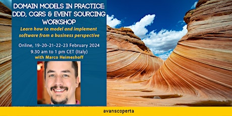 Imagem principal do evento Domain Models in Practice: DDD, CQRS & Event Sourcing Workshop