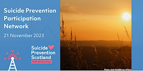 Suicide Prevention Participation Network - Meeting 6 primary image