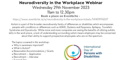 Neurodiversity In the Workplace primary image