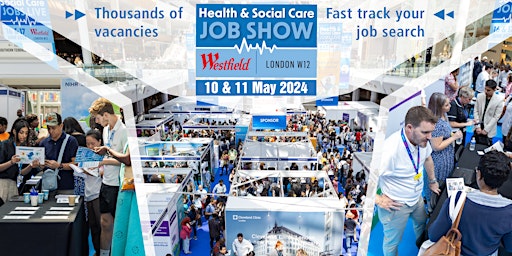 Primaire afbeelding van Health & Social Care Job Show | Westfield Shopping Centre