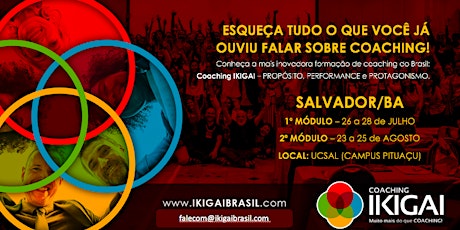 Imagem principal do evento Formação em Coaching IKIGAI - Salvador - Turma 8 - Metodologia IKIGAI