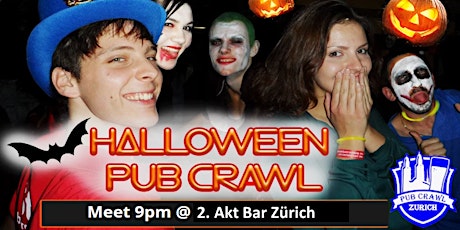 Hauptbild für Halloween Pub Crawl Party Zurich