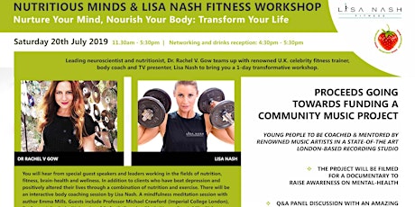 Imagen principal de Nutritious Minds & Lisa Nash Fitness Workshop