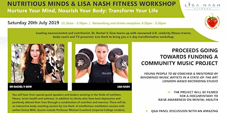 Primaire afbeelding van Nutritious Minds & Lisa Nash Fitness Workshop