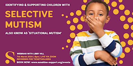 Identifying & Supporting Children with Selective Mutism primary image