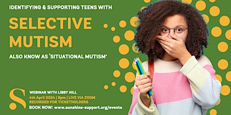 Imagem principal do evento Selective Mutism in Teens