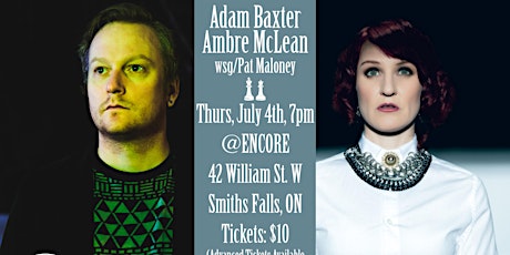 Hauptbild für Ambre McLean & Adam Baxter play Smiths Falls