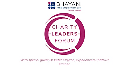 Charity Leaders Forum - Free ChatGPT/AI Training primary image