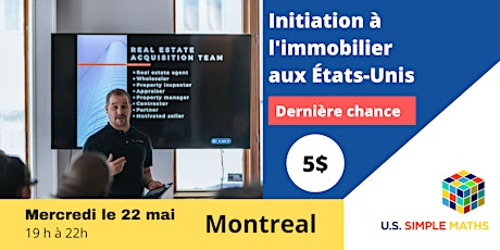 Initiation à l'immobilier aux États-Unis primary image