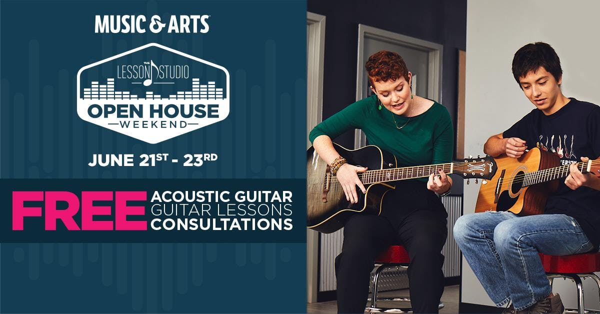 Lesson Open House | FREE Lessons & Guitar With Sign UP