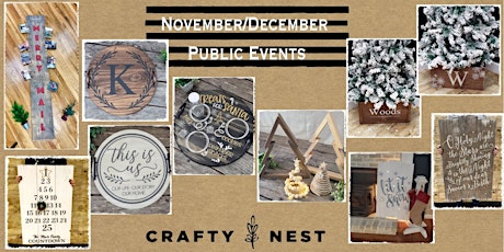December 14th Public Night at The Crafty Nest primary image