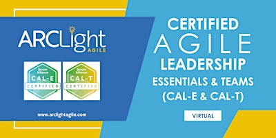 Certified Agile Leadership Essentials & Teams (CAL-E & CAL-T)