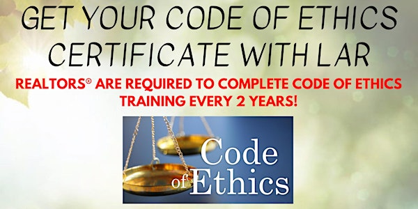 Modesto Code of Ethics Class 7/9/19