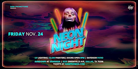 Neon Paint Rave 11/24 - Dallas, TX primary image
