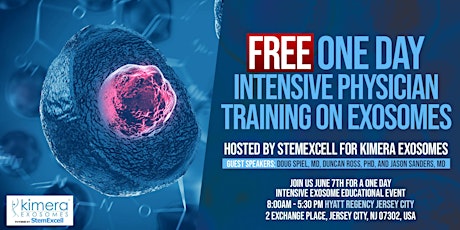FREE One day Intensive Physician Training on Exosomes primary image