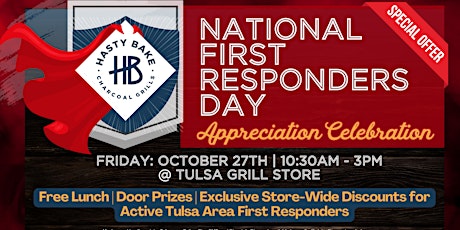 First Responders Day Appreciation Celebration Exclusive Sale & Free Lunch  primärbild