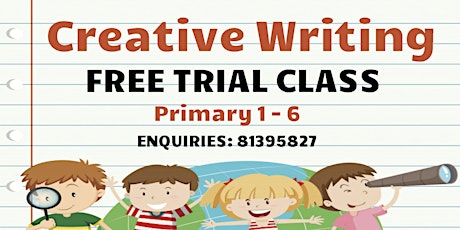 PROMOTION ENDED! Creative Writing TRIAL CLASSES primary image