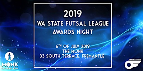 2019 WA State Futsal League Awards Night primary image