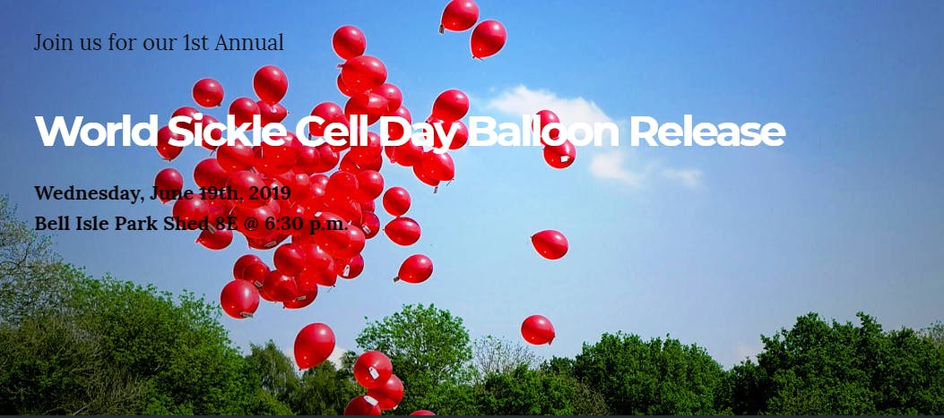 World Sickle Cell Day Balloon Release!