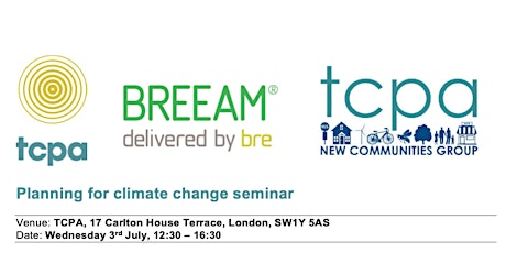 Seminar: Planning for climate change - London primary image