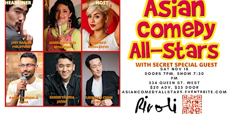 Imagen principal de Asian Comedy All-Stars with Joey Harlem!