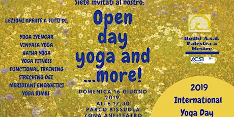 Immagine principale di Open day yoga and more! 