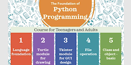 Python Programming - Foundation & Intermediate  (1 hour * 8 lessons)