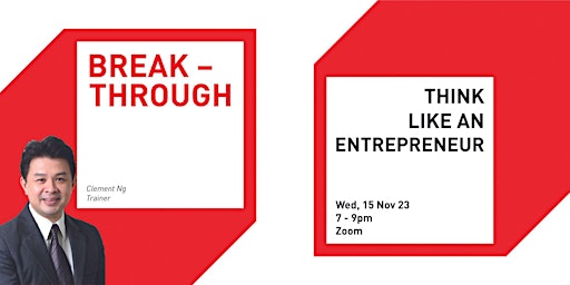 Think Like an Entrepreneur | Breakthrough Workshop primary image