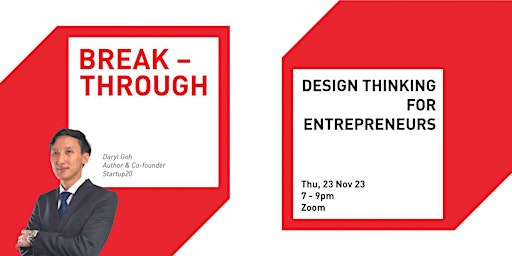 Design Thinking for Entrepreneurs | Breakthrough Workshop primary image