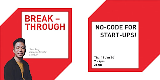 No-code for Start-ups! | Breakthrough Workshop primary image