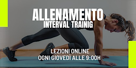 Allenamento Interval Training  Online