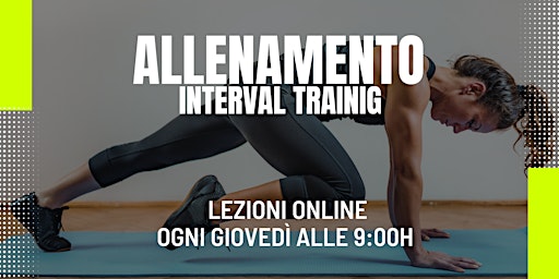 Immagine principale di Allenamento Interval Training  Online 