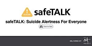 Imagem principal do evento SafeTALK : Suicide Alertness For Everyone