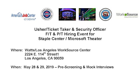 Watts La Work Source Center 323 249 7751 Events Eventbrite