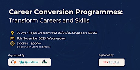 Career Conversion Programmes: Transform Careers and Skills primary image