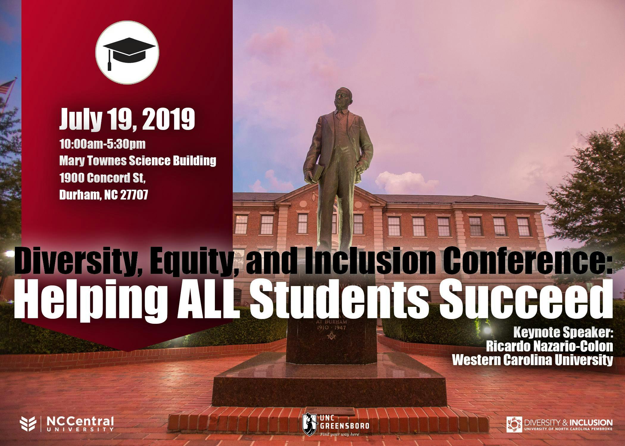 NCCU DEI Conference: Helping ALL Students Succeed 