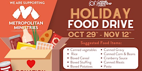 Holiday Food Drive primary image
